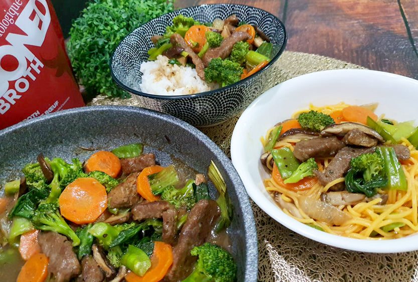 Beef Stir Fry with Bone Broth