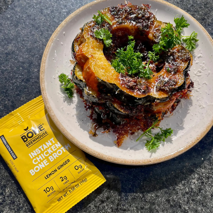 Bone Broth & Parmesan Squash Rings