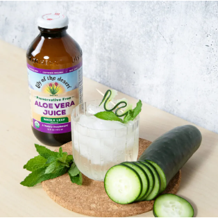 Cucumber, Aloe, Mint Mocktail