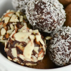 Chocolate Truffles with Coconut Oil