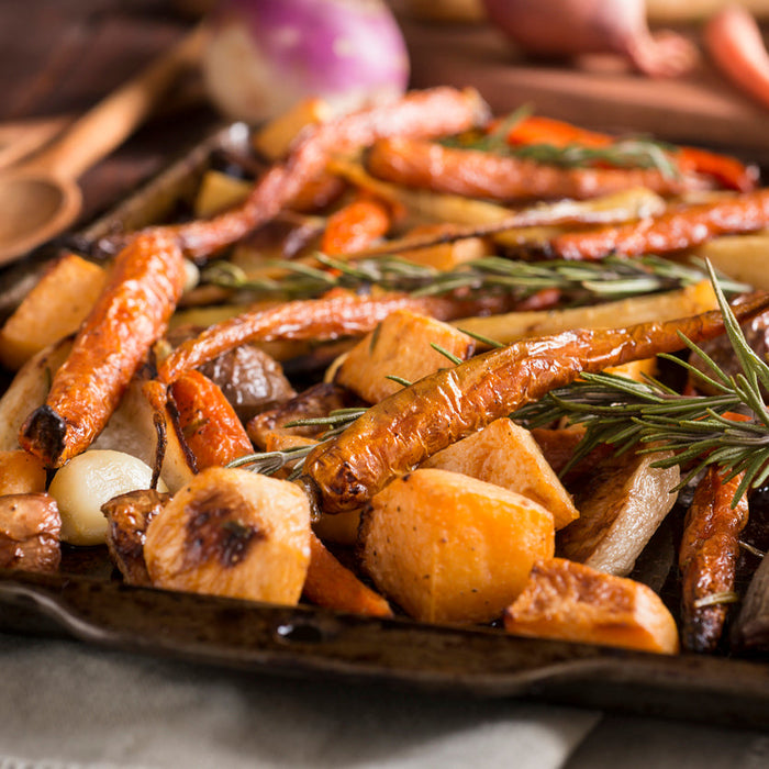 Roasted Root Veggie Medley with Herbs