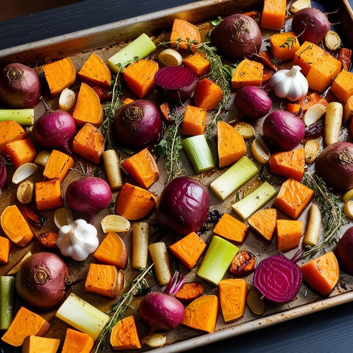 Oven Roasted Autumn Vegetables