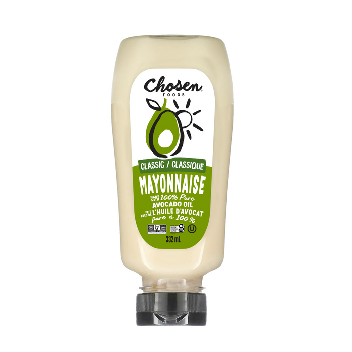 Chosen Foods Avocado Oil Mayo Squeeze 332ml