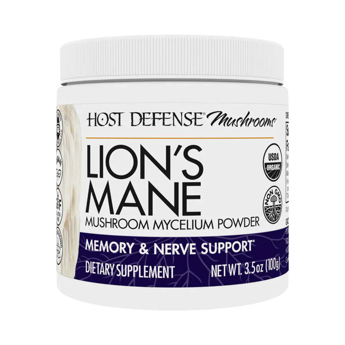 Host Defense Mycellium Powder Lions Mane 100g