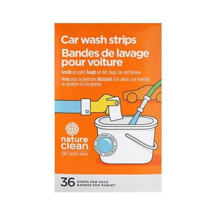 Nature Clean Car Washing Strips 36Ct