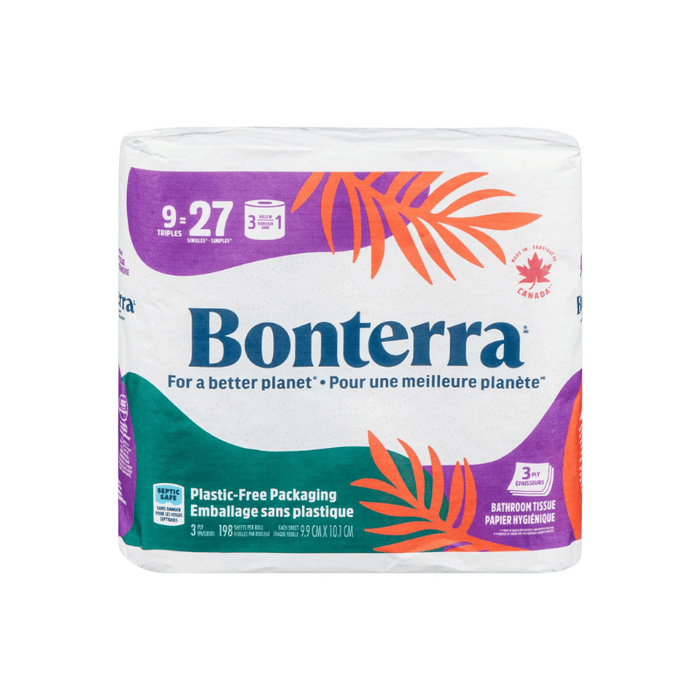 Bonterra Toilet Paper 9 Pack