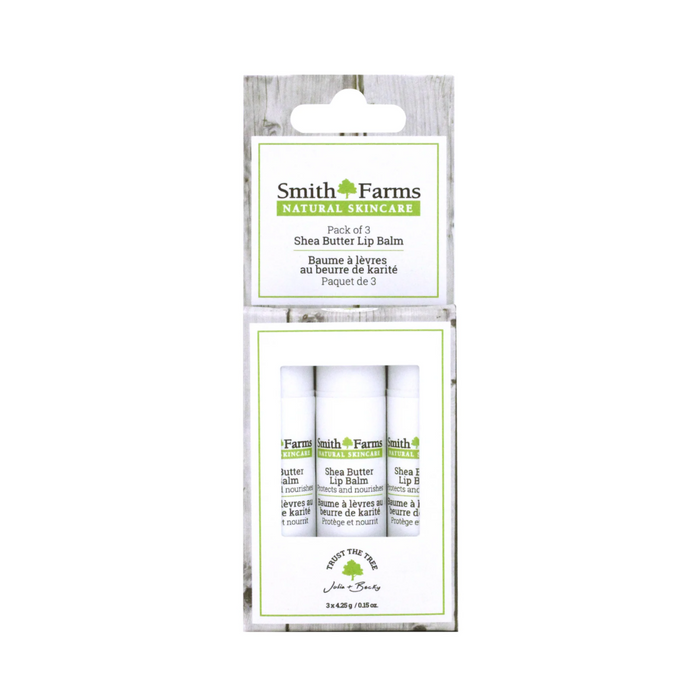 Smith Farms Shea Butter Lip Balm 3Pk