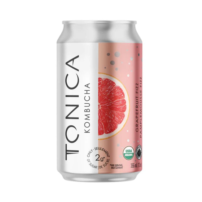 Tonica Kombucha Low Sugar Grapefruit Fizz 355 ML