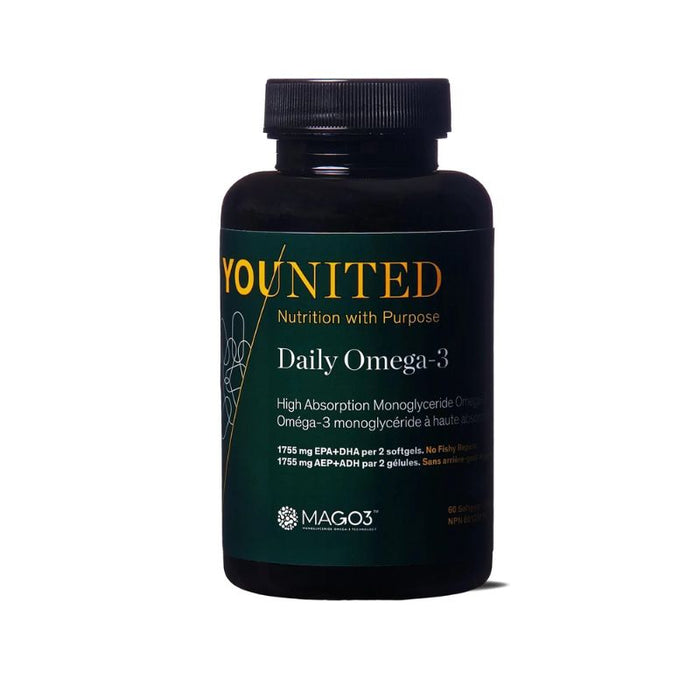 Younited Daily Omega-3 Fish Oil MAG-O3 60Sgels