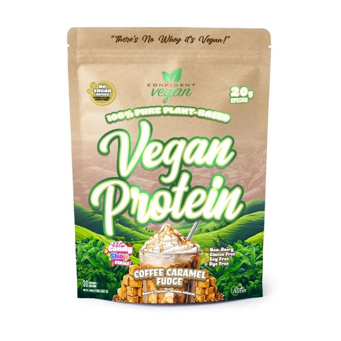 Confident Sports Vegan Protein Coffee Caramel 907G