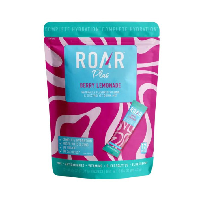 Roar Electrolyte Packets Berry Lemonade 12 PACKETS
