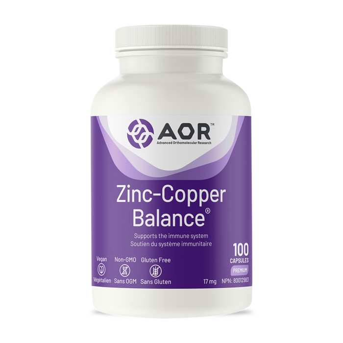 AOR Zinc and Copper Balance 100caps
