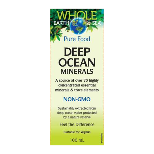 Whole Earth and Sea Deep Ocean Minerals 100 mL
