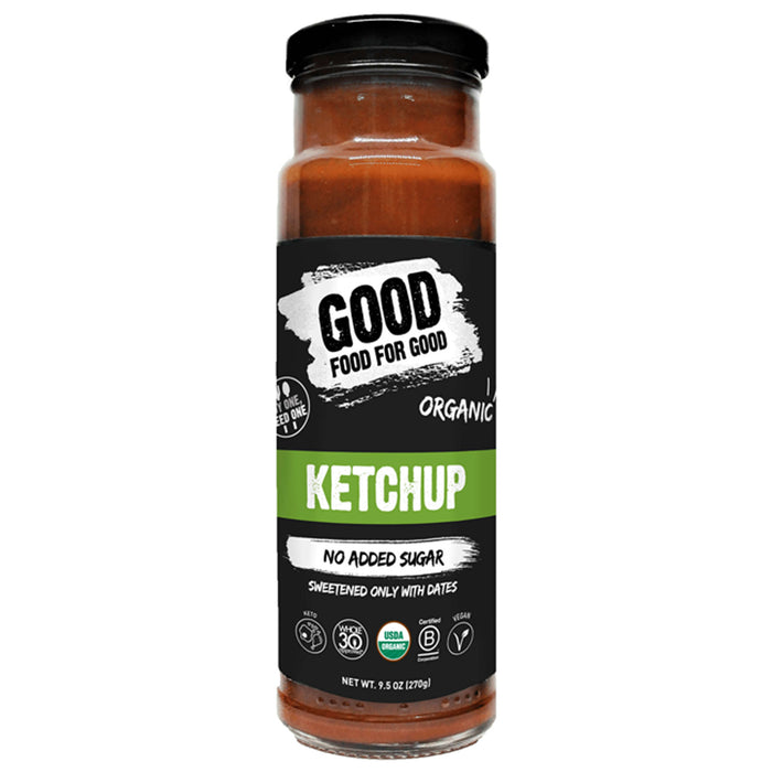 Good Food For Good Ketchup Sugar-Free Organic 250mL