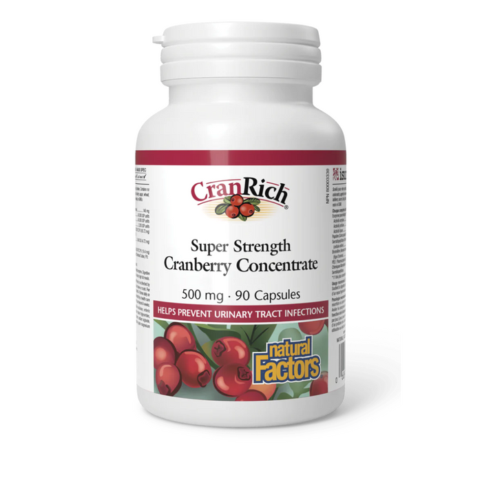 Natural Factors CranRich Cranberry Concentrate 500mg 90caps