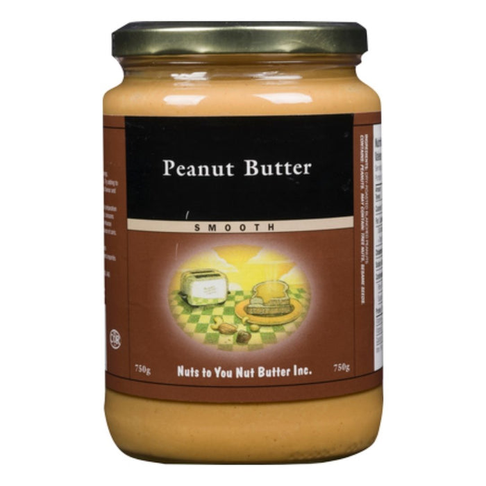 Nuts to You Peanut Butter Smooth 750g