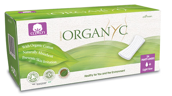 Organyc Light Flow Panty Liners 24 count