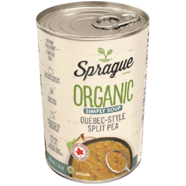 Sprague Organic Quebec Style Split Pea Soup 398ml