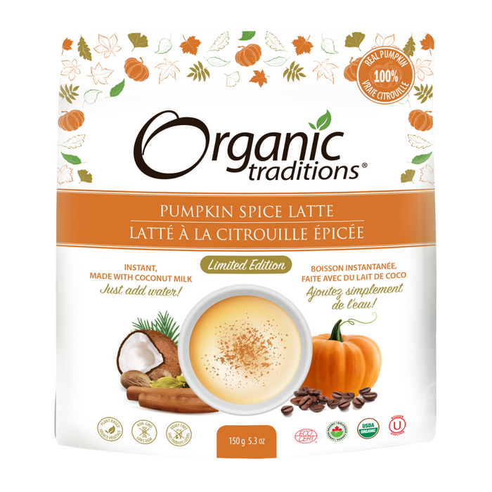 Organic Traditions Latte Pumpkin Spice 150g