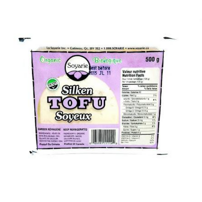 La Soyarie Organic Silk Tofu Water Pack 500g