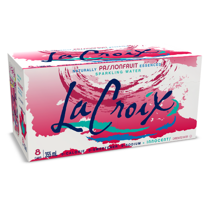 LaCroix Sparkling Water Passion Fruit 8 Pack