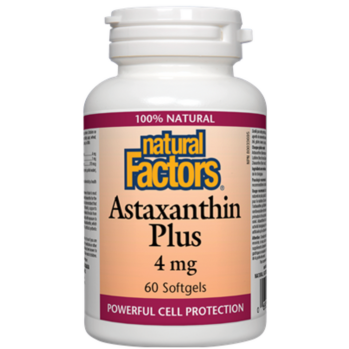 Natural Factors Astaxanthin Plus 4mg 60sg