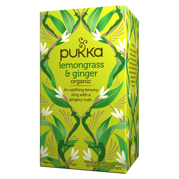 Pukka Tea Lemongrass and Ginger Organic 20bags