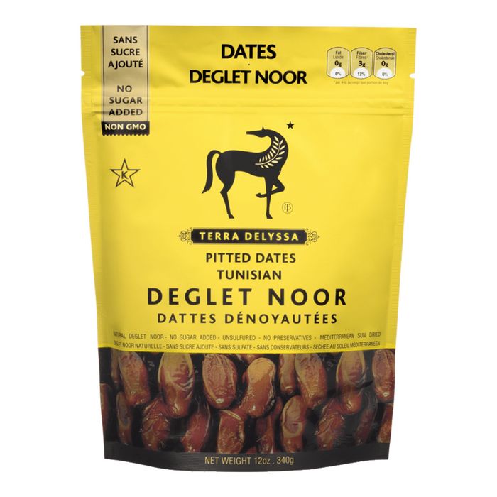 Terra Delyssa Deglet Noor Dates Pitted Organic 340g