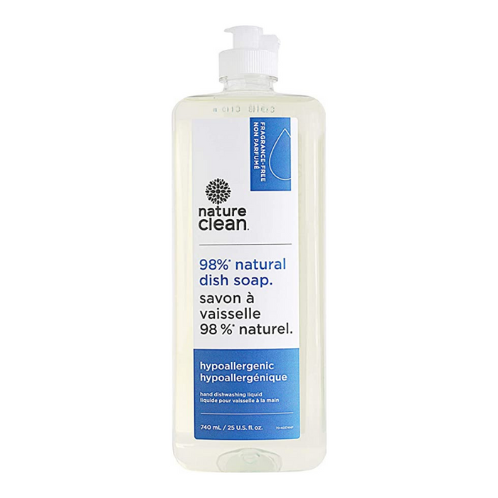 Nature Clean Dish Soap Unscented 740ml
