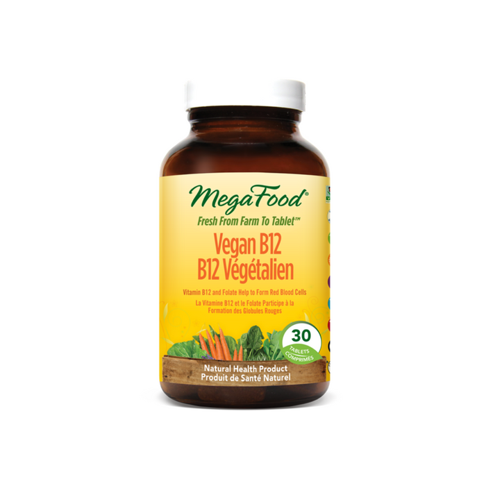 MegaFood Vegan B12 30 Tabs