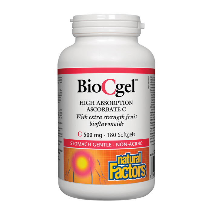 Natural Factors BioCgel 500mg 180 softgels