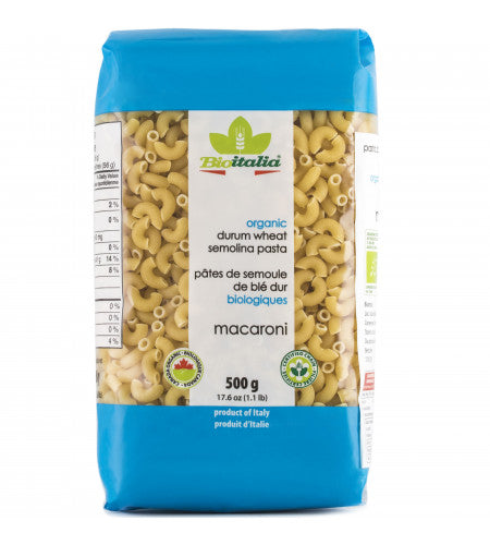 Bioitalia Pasta Macaroni Organic 500g