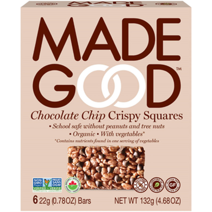 Made Good Chocolate Chip Crispy Squares 5pk