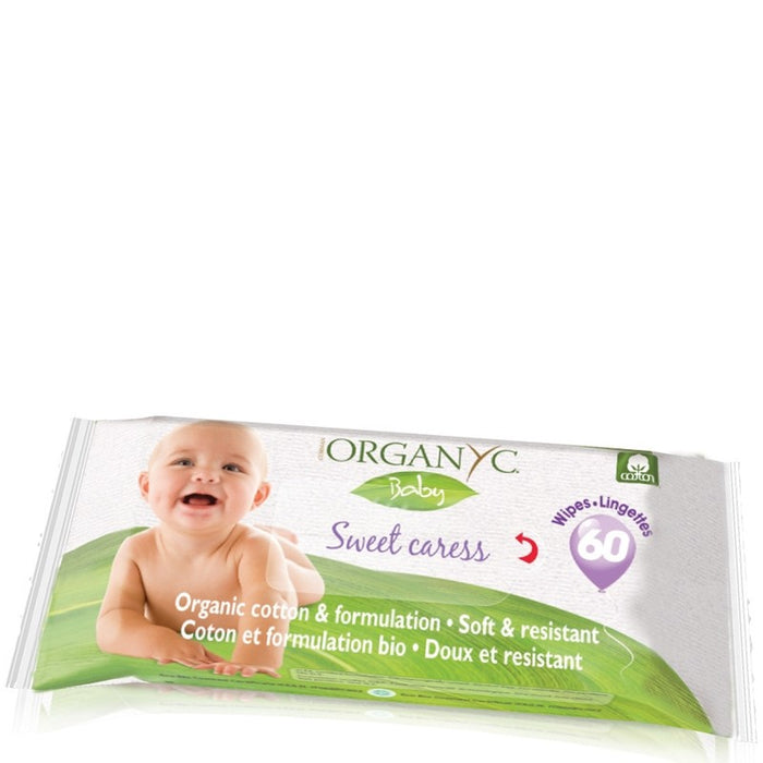 Organyc Baby Wipes 60ct