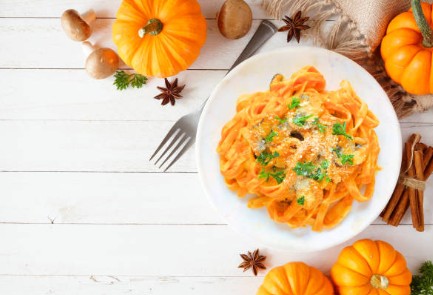 Pumpkin Alfredo Pasta