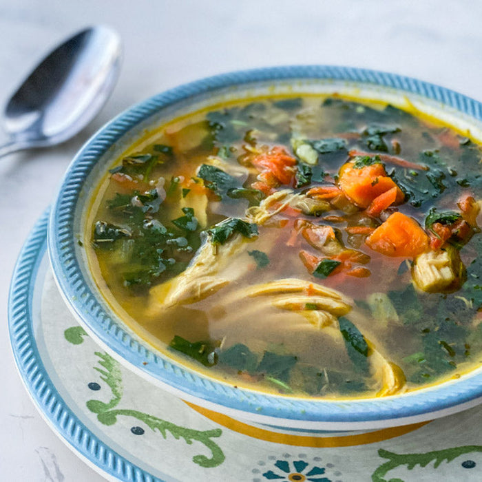 Gut Healing Chicken Vegetable Soup