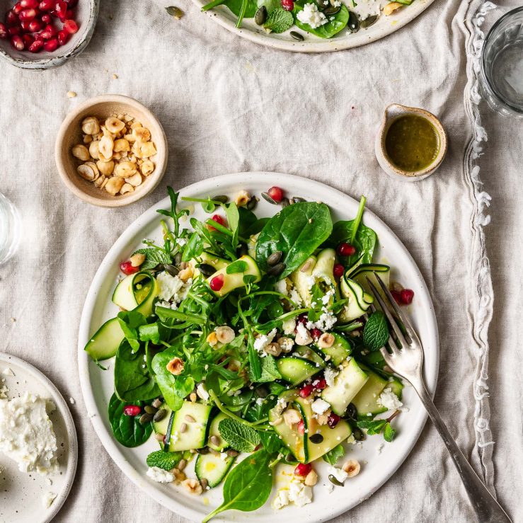 Herbed Zucchini Nut Salad