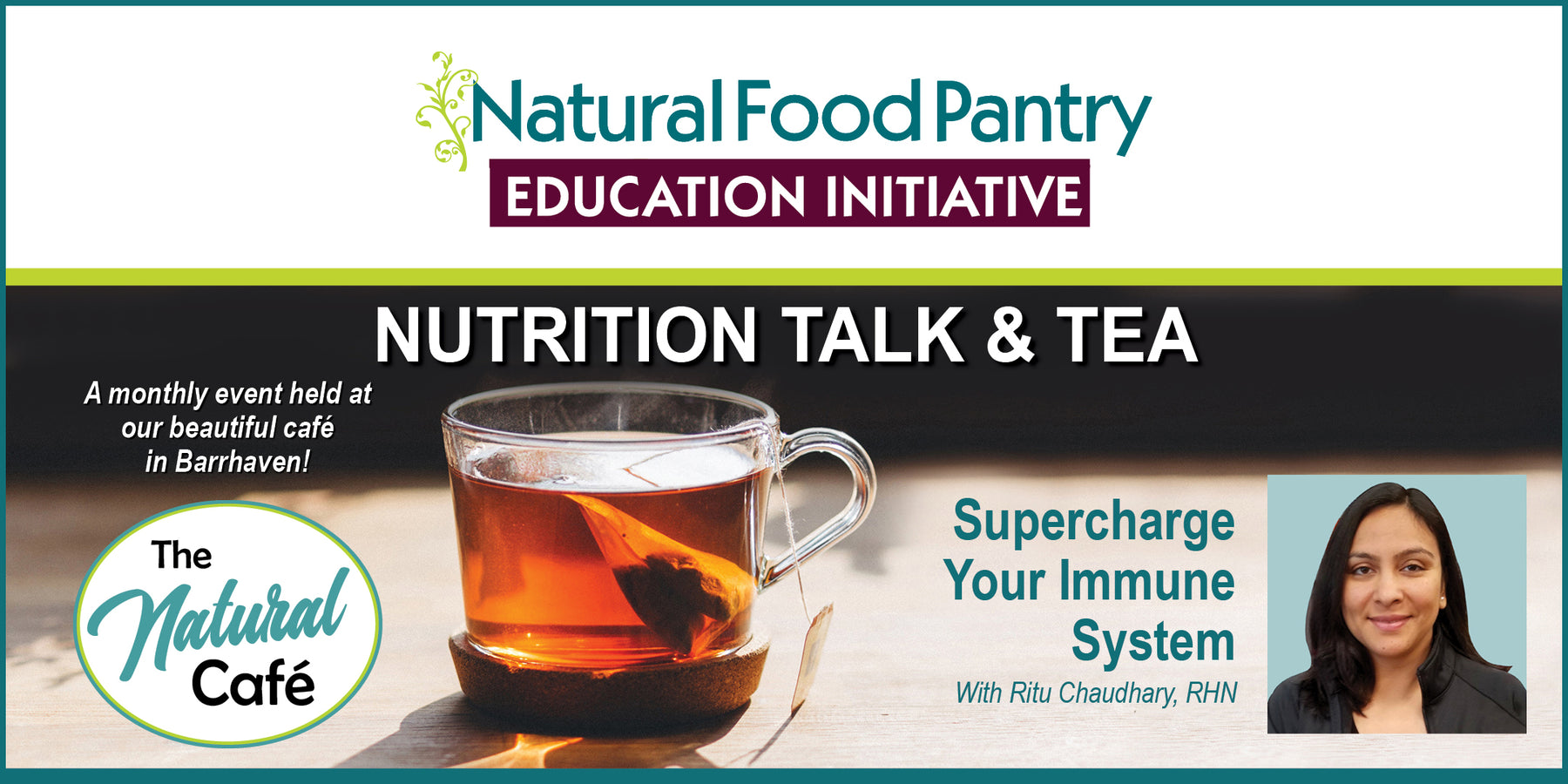 Oct 17: NFP Talk and Tea:  Supercharge your Immune system