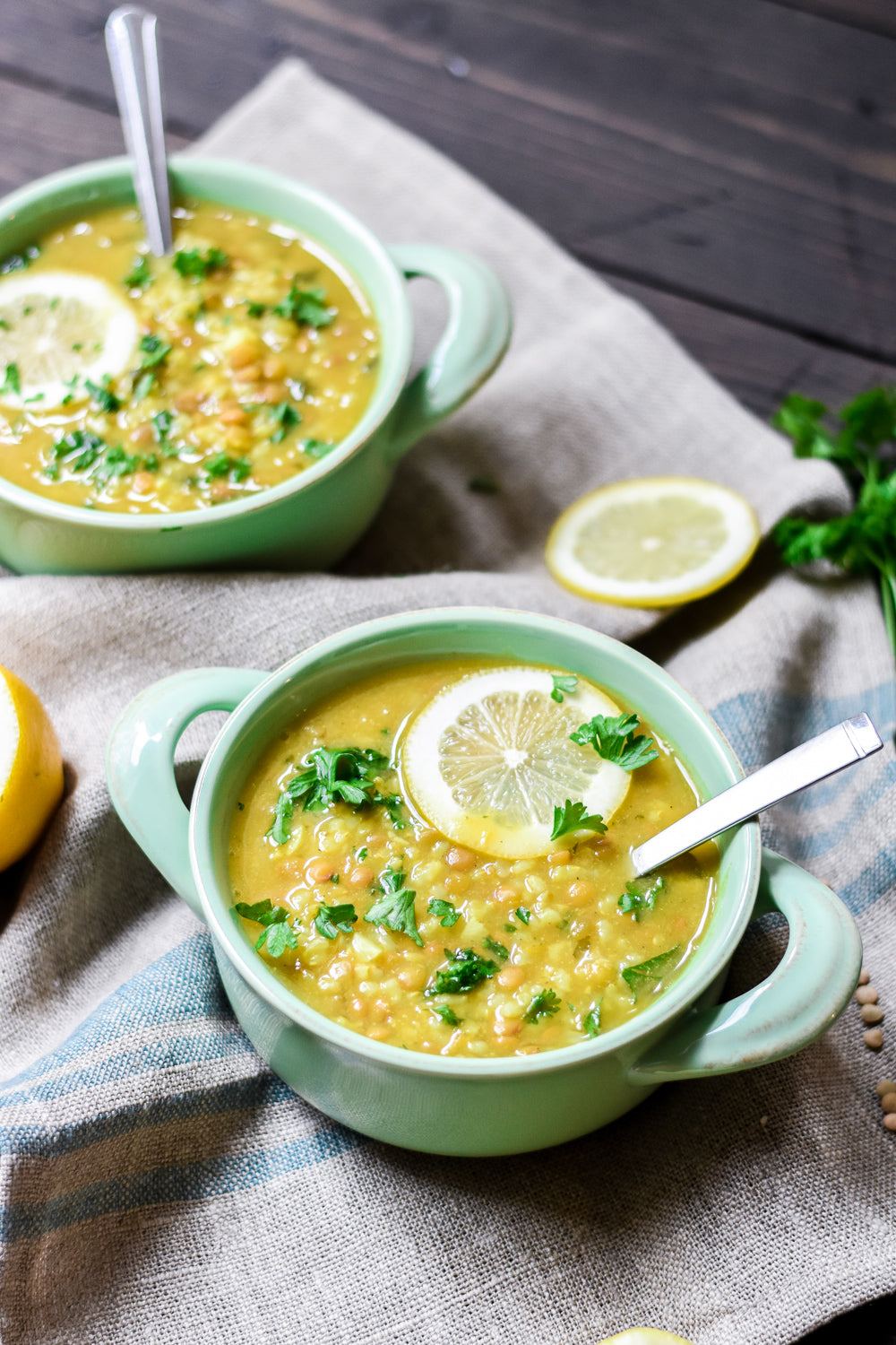 Lemon Curry Lentil Soup