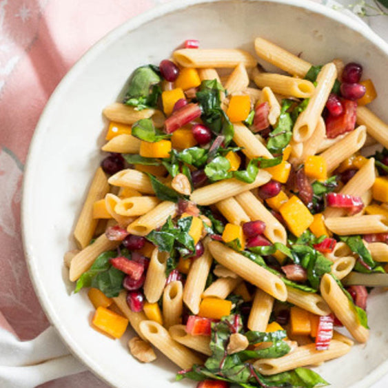 Protein Pasta with Maple Butternut Squash