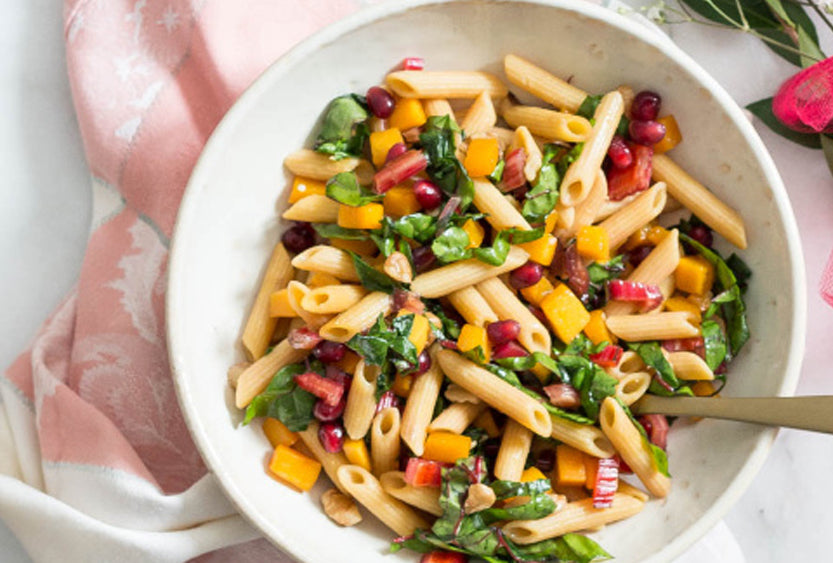 Protein Pasta with Maple Butternut Squash