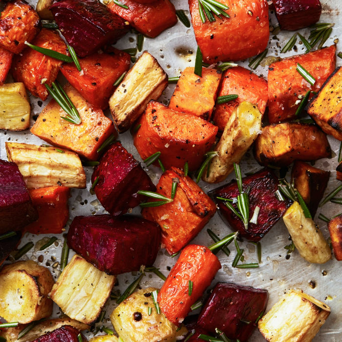 Oven Roasted Root Vegetables