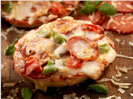 Mini Pizza Bagels (with ODough’s GF Bagels)