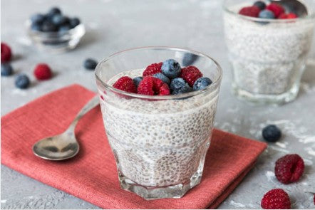 Honey Berry Chia Pudding