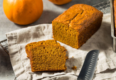 Baked Pumpkin Spice Loaf