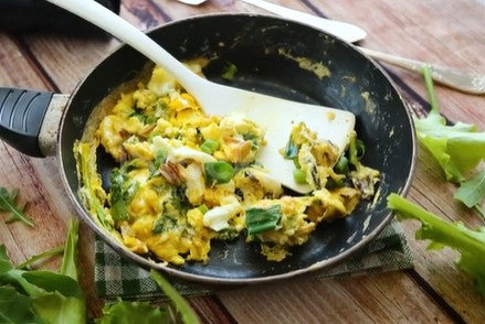 Veggie Herb Egg Scramble