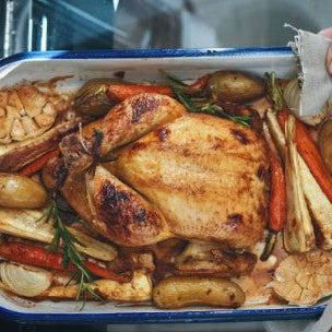 Whole Roasted Chicken Dinner