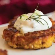 Squash and Chickpea Fritters