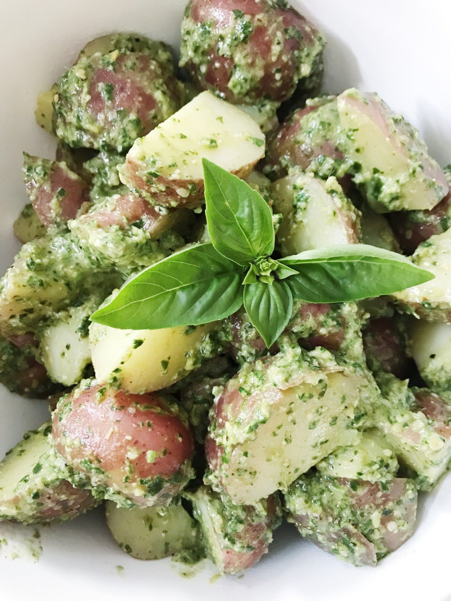 Basil Pesto Potato Salad