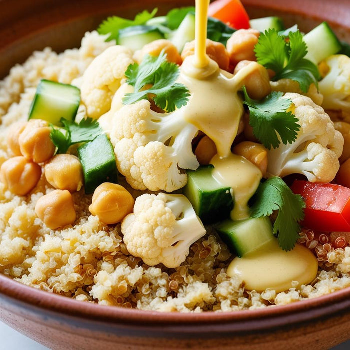 Cauliflower & Chickpea Shawarma Bowl